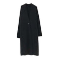 Couvercle de cardigan à maille simple à un bouton