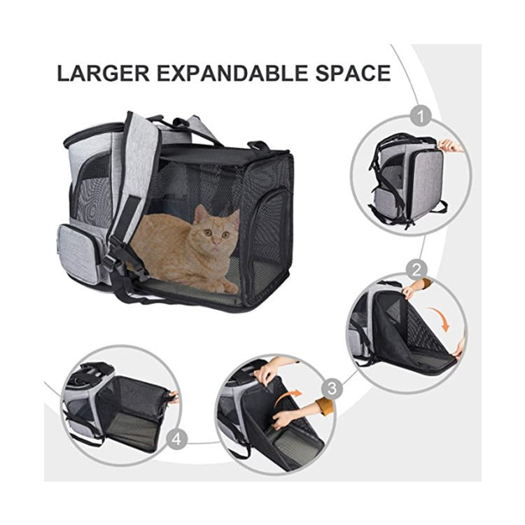 Sac à dos respirant pour chats et chiens pour sorties