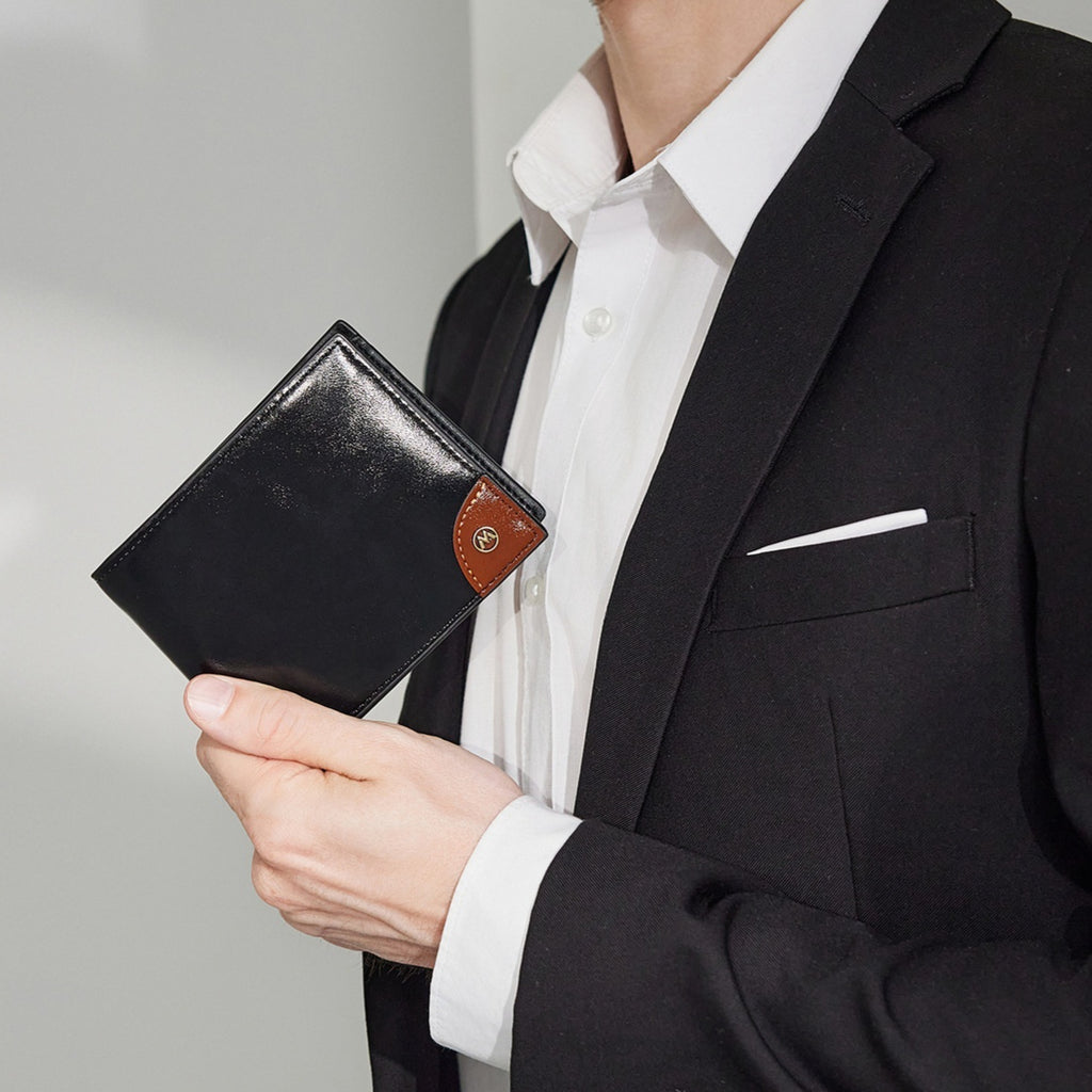 Multi-fonctionnel Rfid Antivol Swiping High Sense Portefeuille Homme