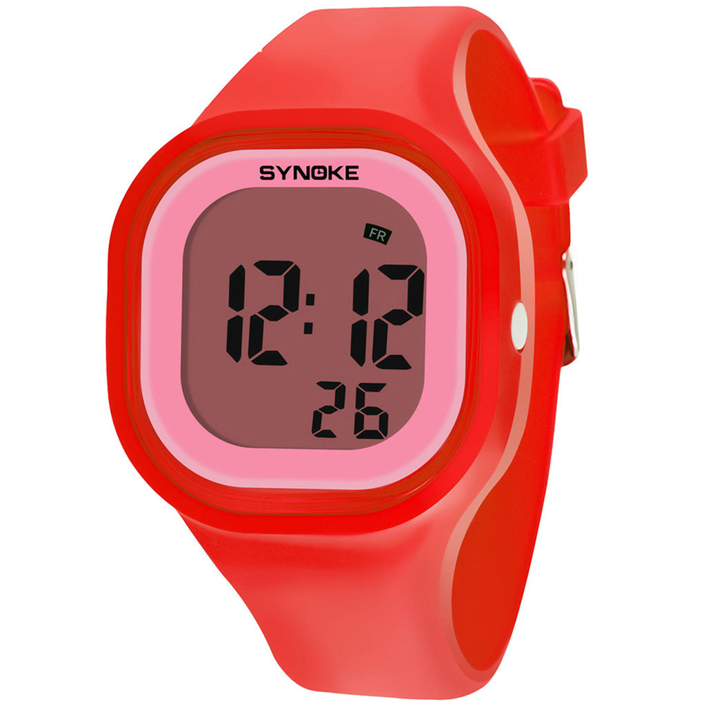 Homme et femme Étudiante Montre électronique Femme Imperméable