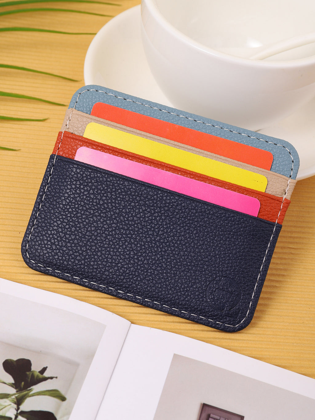 Fashion Minimalist Creative Ultra-mince couleur correspondant porte-carte