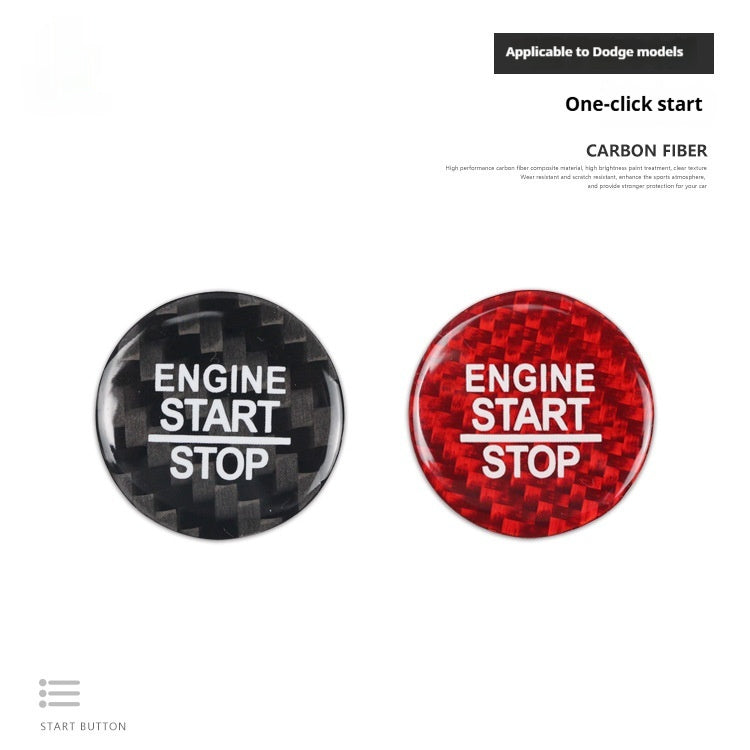 Pour Stickers Décors Dodge Challenger Car Fibre de carbone