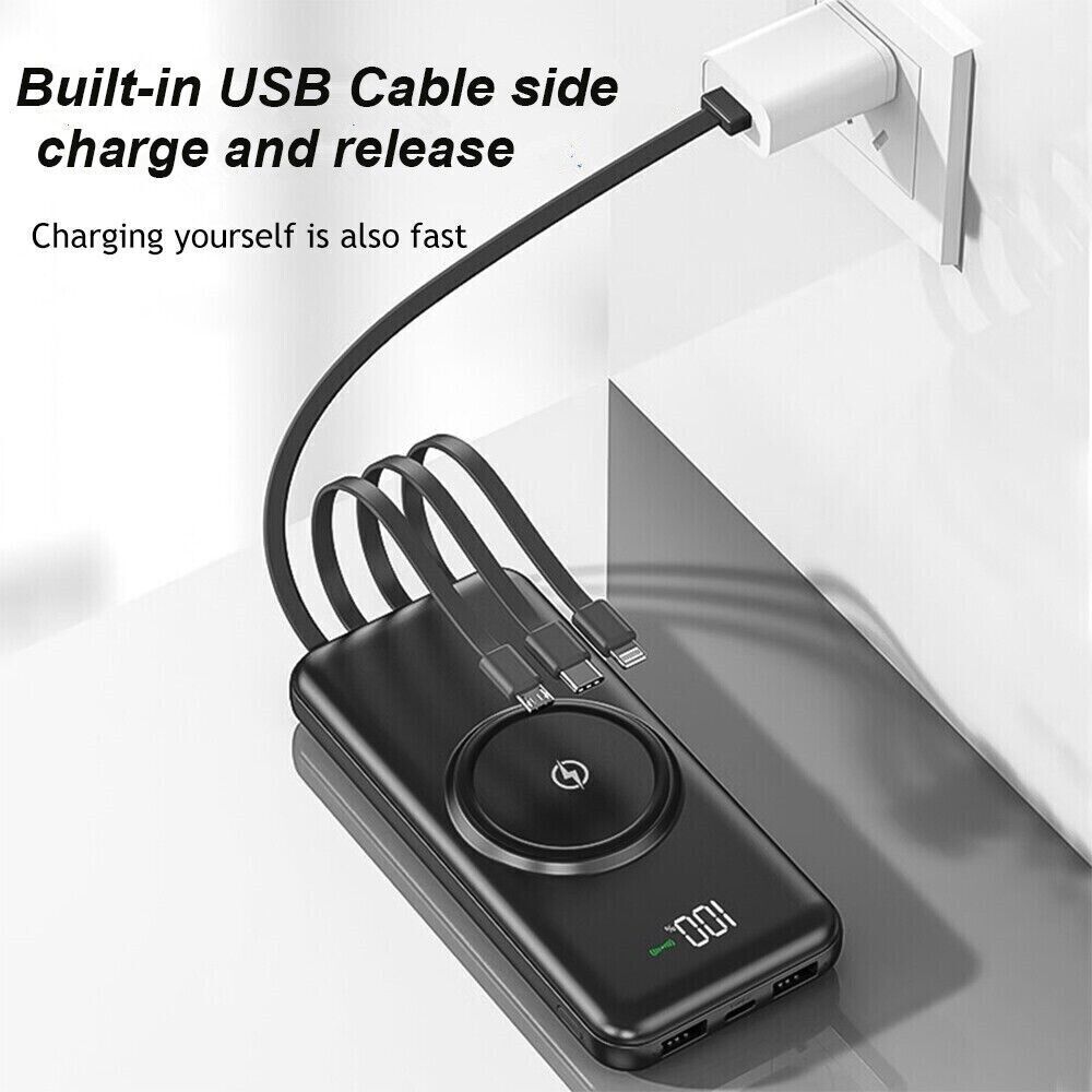 20000mAh Power Bank Fast Charger Batterie Pack Portable 5 USB pour téléphone portable UK