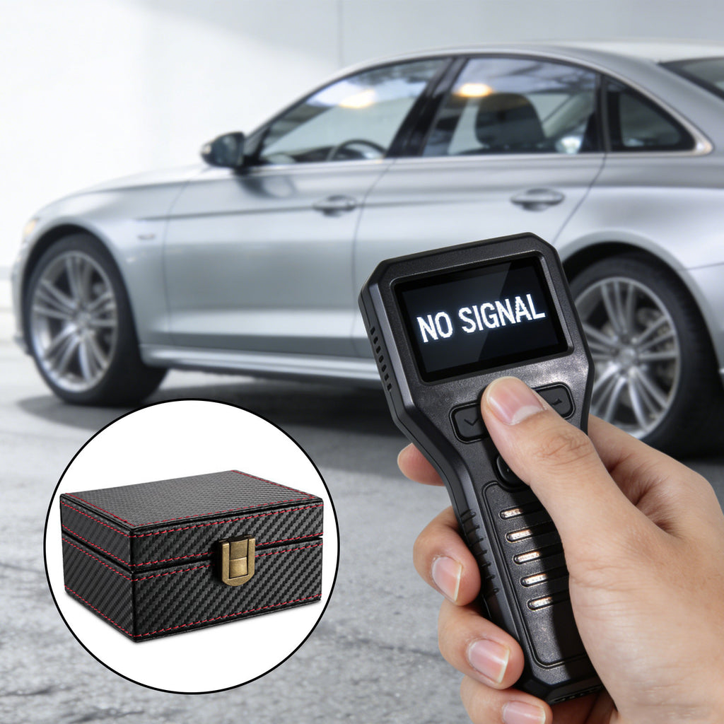 Boîte de stockage de clé de voiture avec ensemble d'accessoires de partie de protection sans clé Go