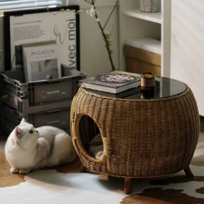 Thé d'épicier Minimaliste moderne petite ronde Table basse