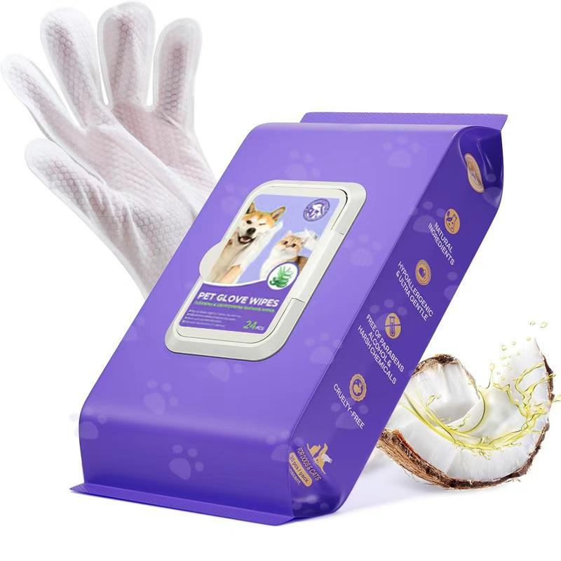 Gants pour animaux de compagnie désodorisants jetables
