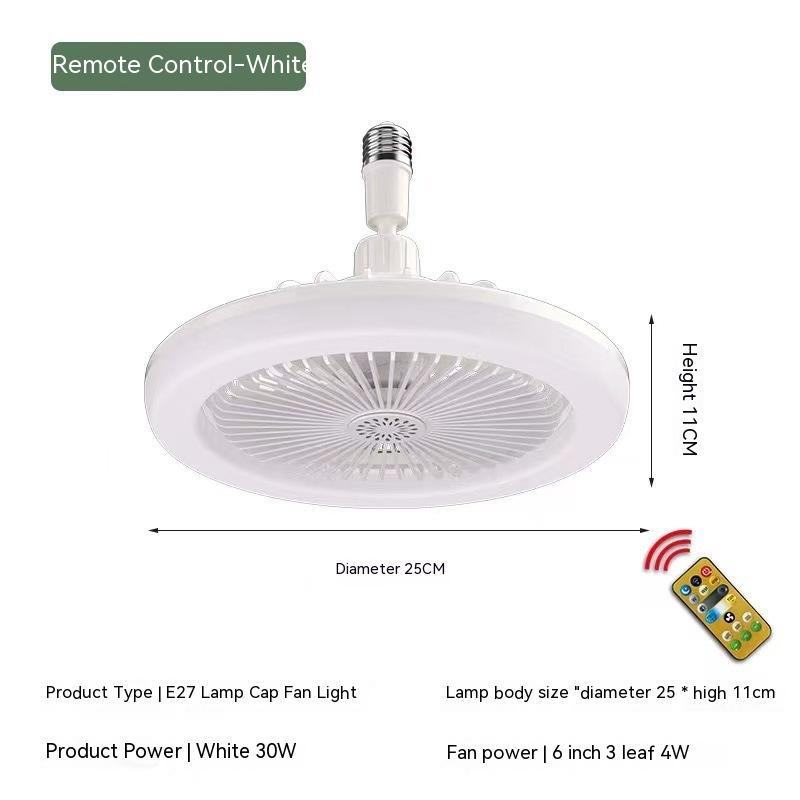 Télécommande E27 Vis réglable chambre à coucher aromathérapie Petit ventilateur lampe