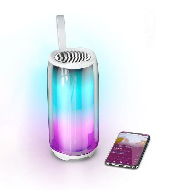 Haut-parleur Bluetooth portable avec une lumière colorée à écran complet