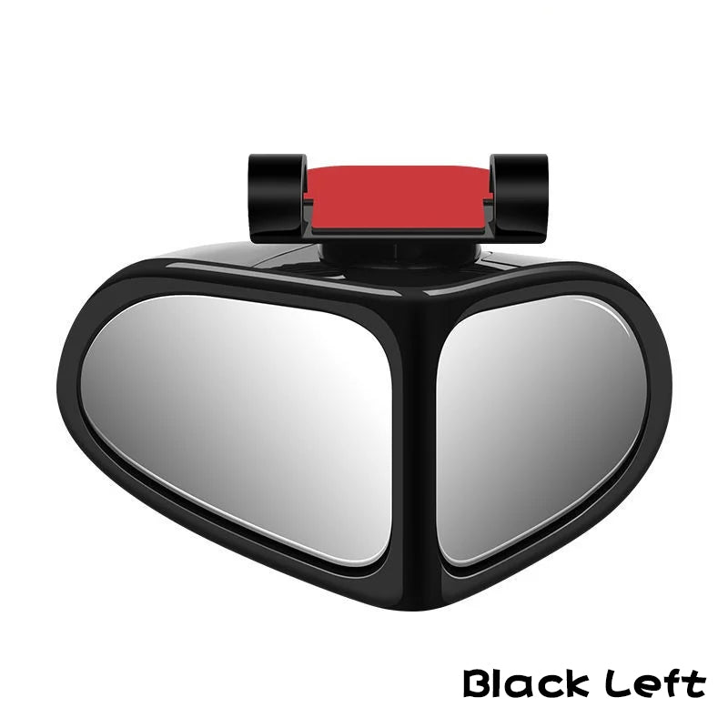 Voiture Renverser petit miroir rond avant et arrière roue grand-angle miroir à double bord Auxile