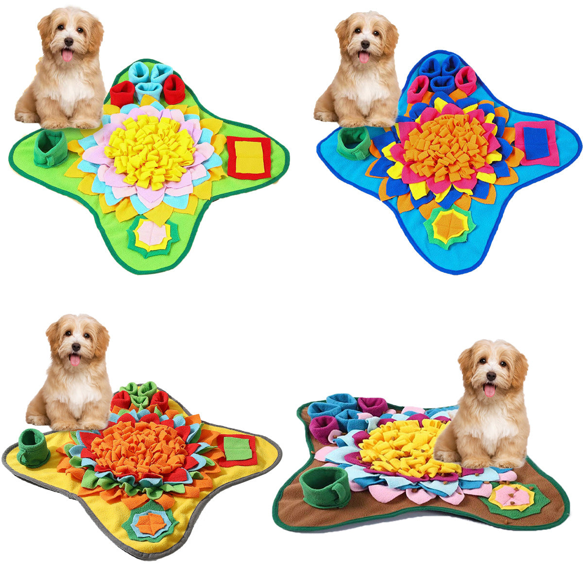 Pet Smell Mat Puzzle Chien Entraînement Cacher les aliments Couverture