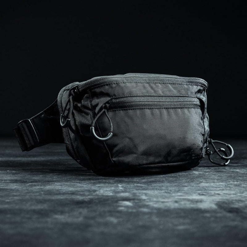 Multifonctionnel Double couche Portable Tactical Waist Pack Nylon imperméable Ceinture réglable