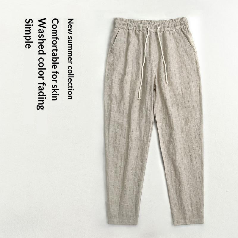 Pantalons en coton pour hommes