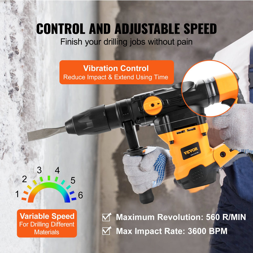 Perceuses rotatives pour marteaux 1-9'16' 3 modes SDS-MAX Marteaux à croquer