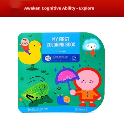 Livre de Coloration Cognitive Doodle pour Enfants