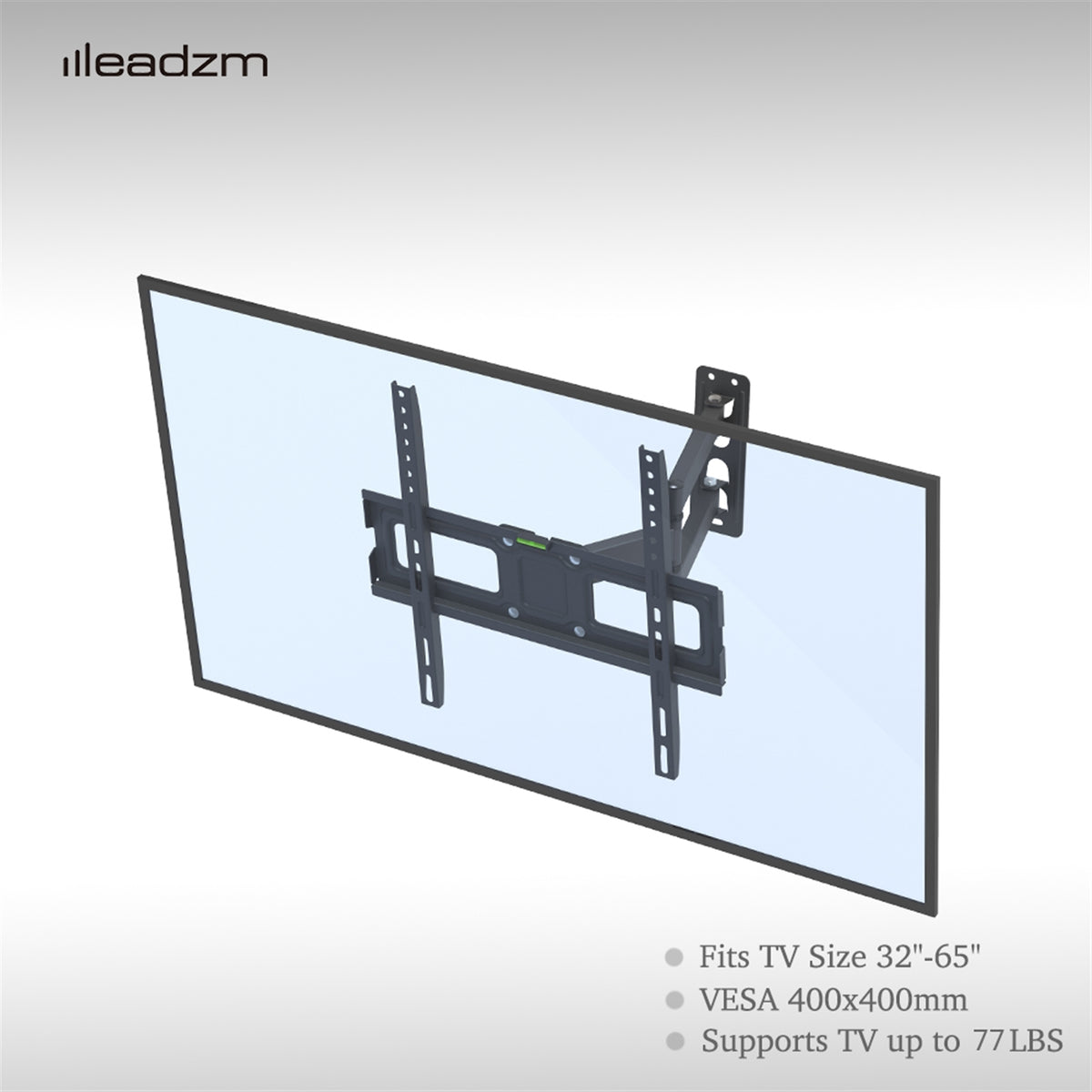 32-65 pouces Single Pendulum Small Base TV Stand TMXD-103 roulement de charge 35KG