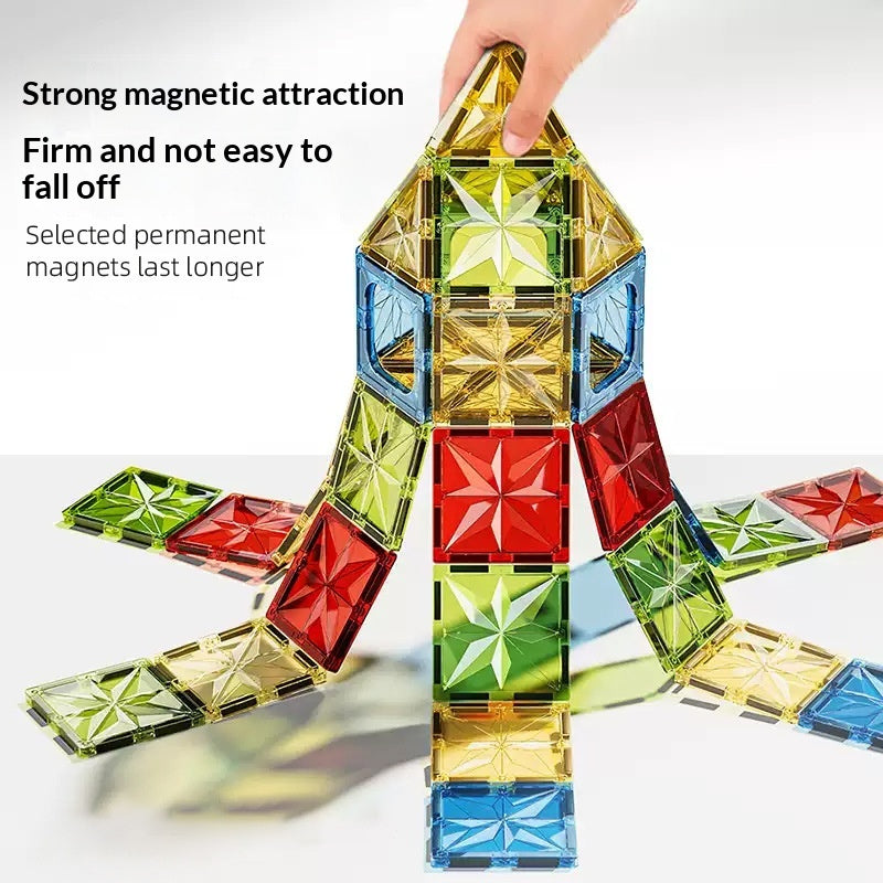Assemblage Magnetic Square Block Building Jouets