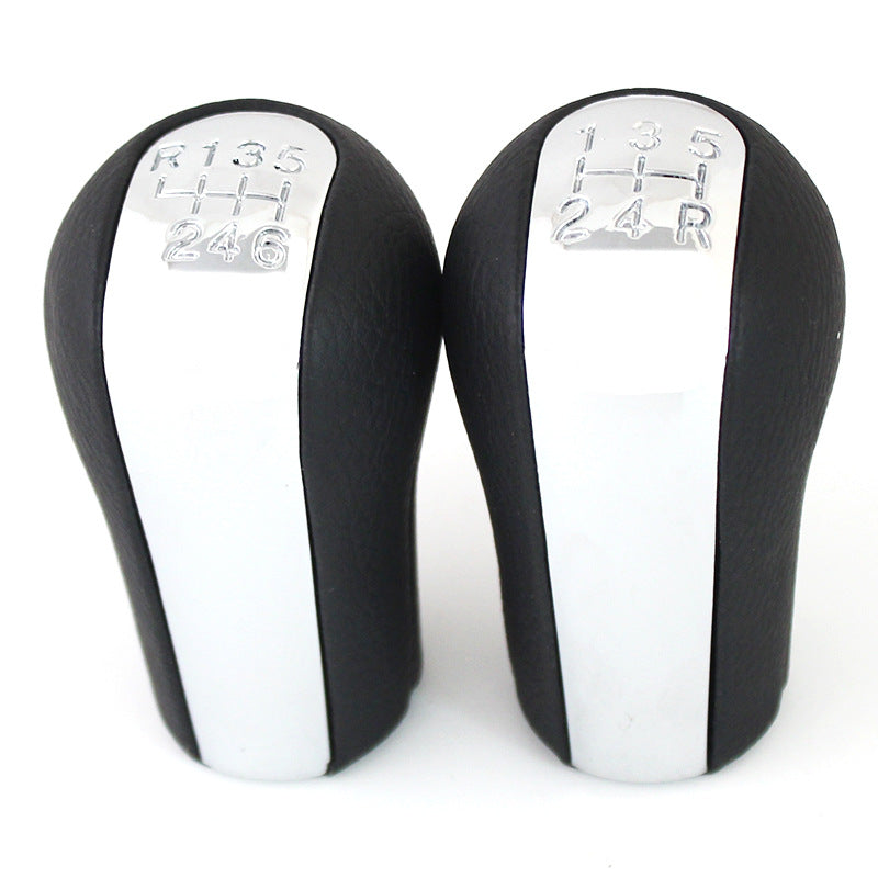 Électroplaqué en cuir noir Gear Head Handball Speed Rod