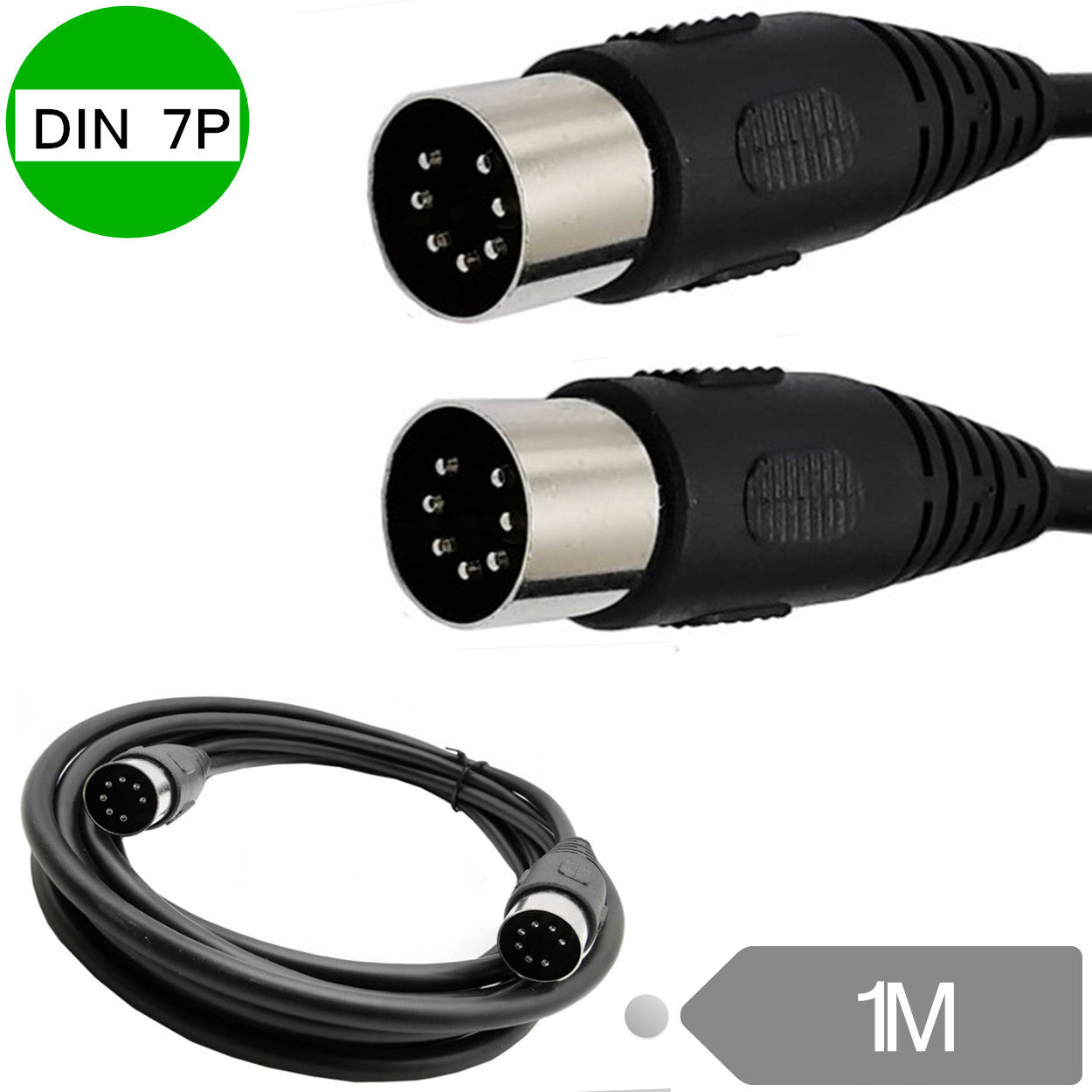 Signal d'appareils médicaux publics à publics Grande ligne de raccordement DIN7PIN