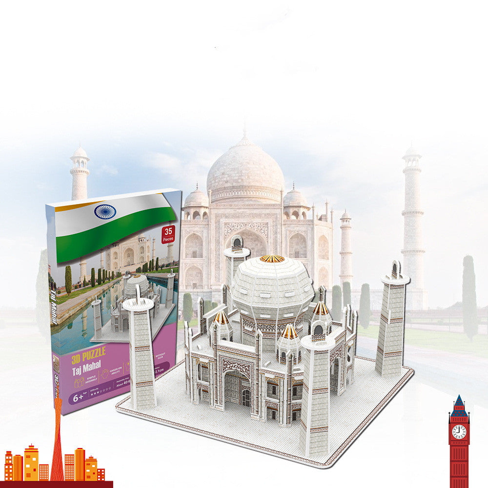 Modèle de bâtiment en papier Jouet de puzzle en trois dimensions