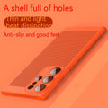 Honeycomb Dissipation de chaleur anti-fall Silicone téléphone portable Case