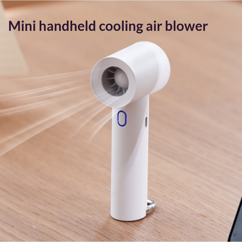 Robinet de fermeture à crochet et boucle Brushles Rechargeable Portable Mini ventilateur portatif