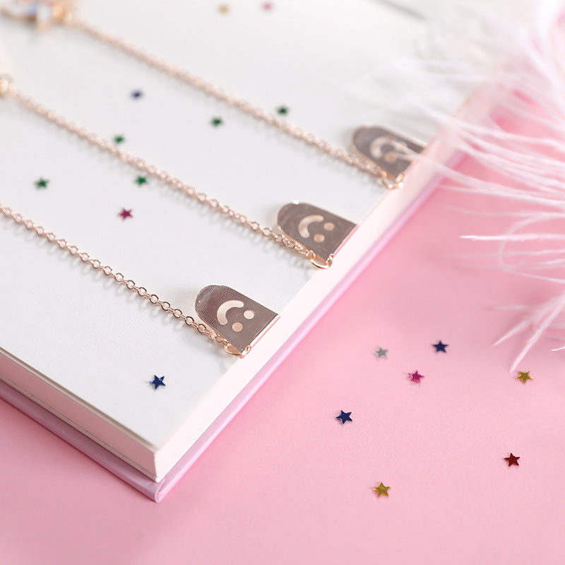 Signet pendentif en métal de dessin animé créatif