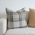 Coussin de plie à rayures enroulées
