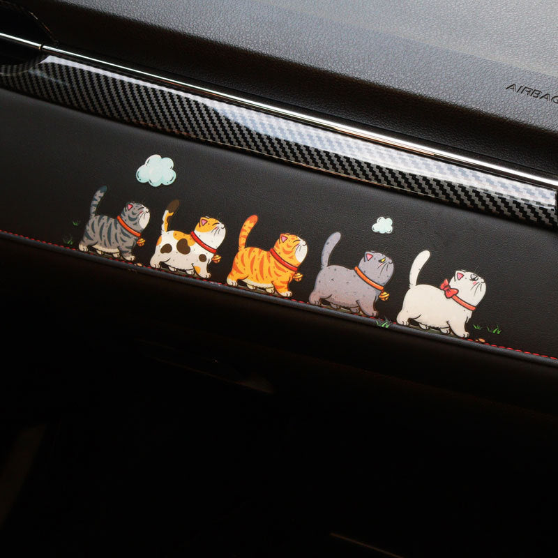 Cats d'escalade auto Sticker drôle animal styling décoration imperméable