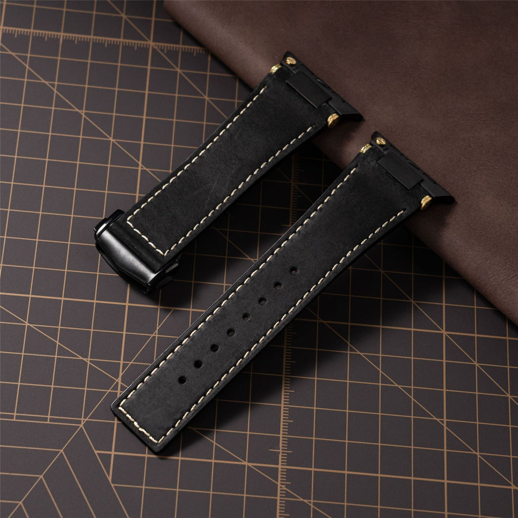 Bracelet de montre de connecteur métallique modifié pliant