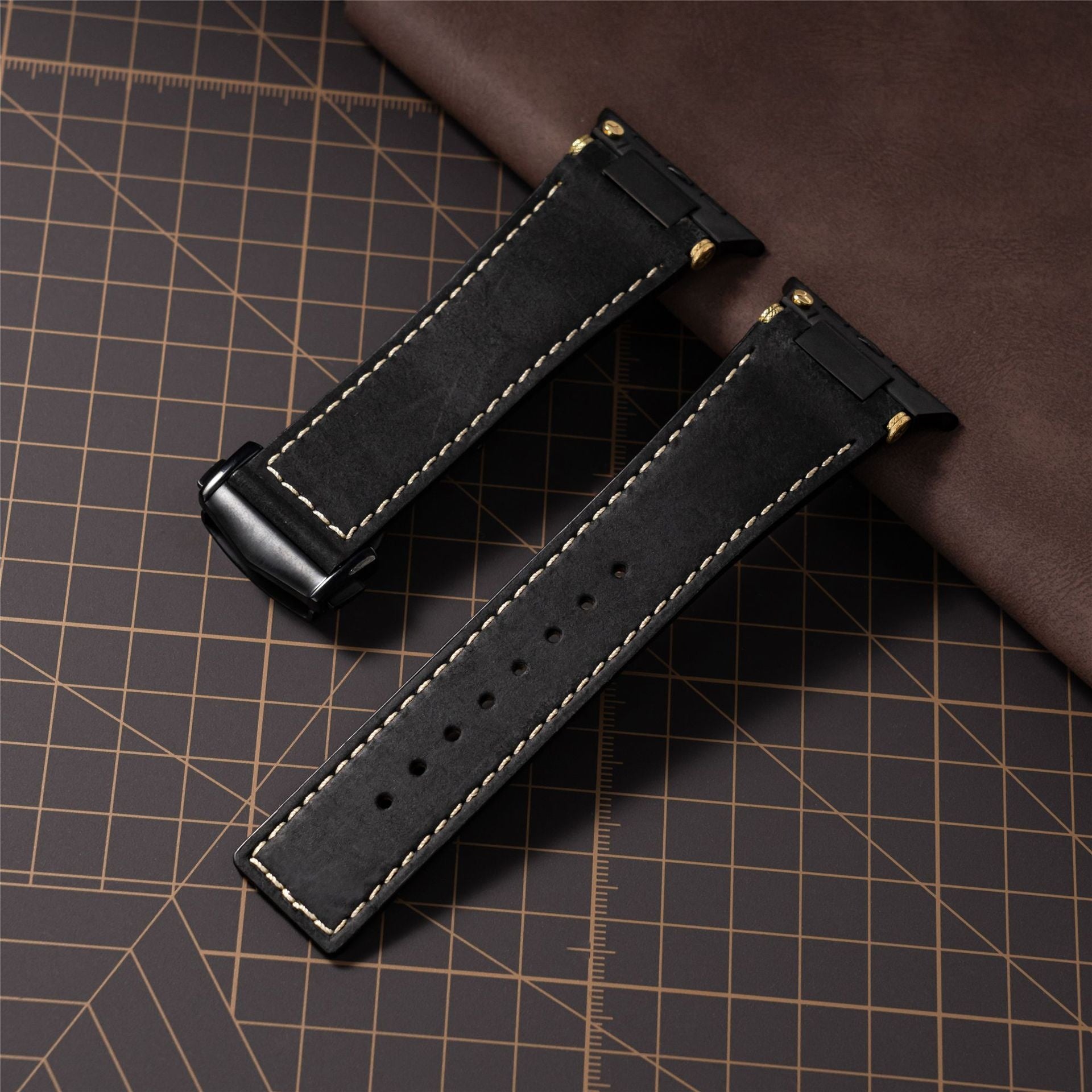 Bracelet de montre de connecteur métallique modifié pliant