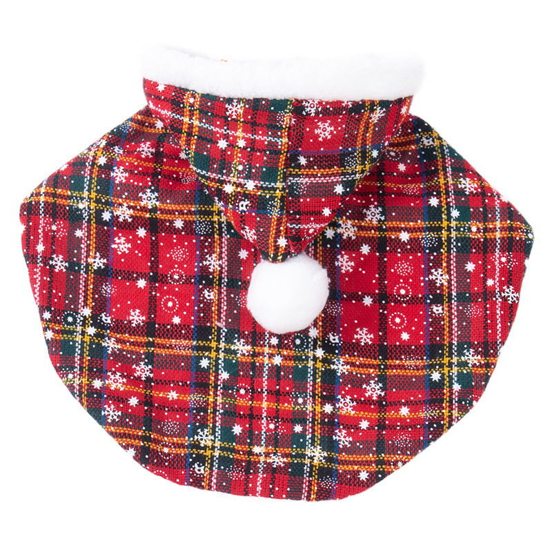 Chat de Noël Cape Hat Plush Châle