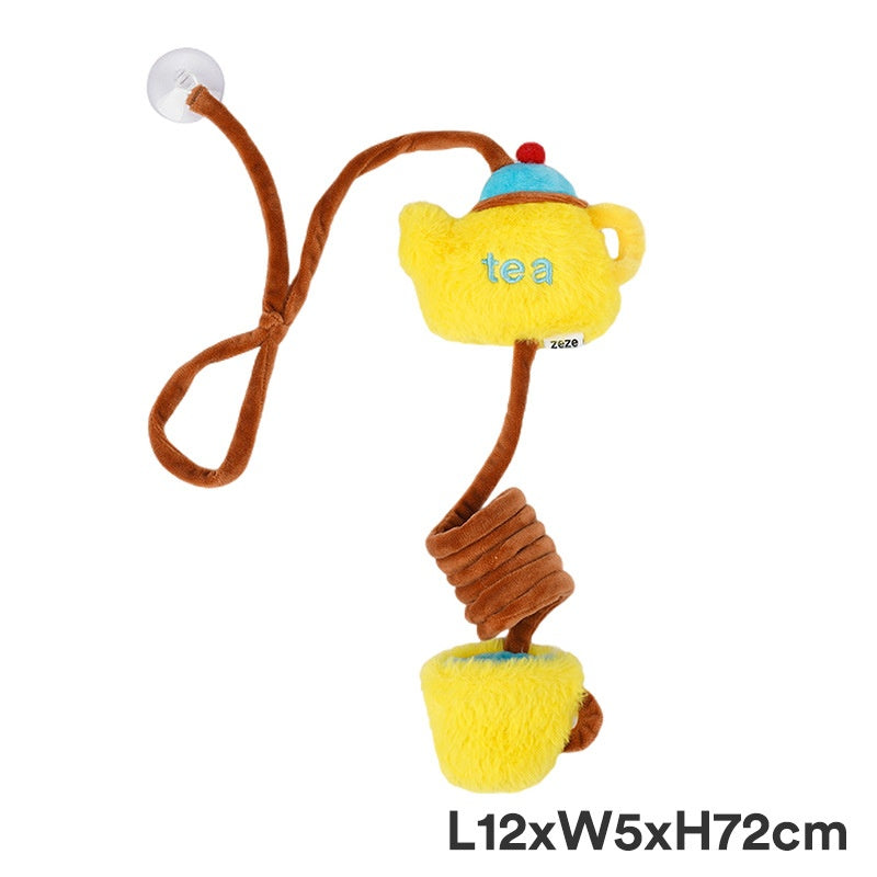 Jouet à chaîne élastique de chat Self-Hi Soulagent Stuffy Cat Teaser