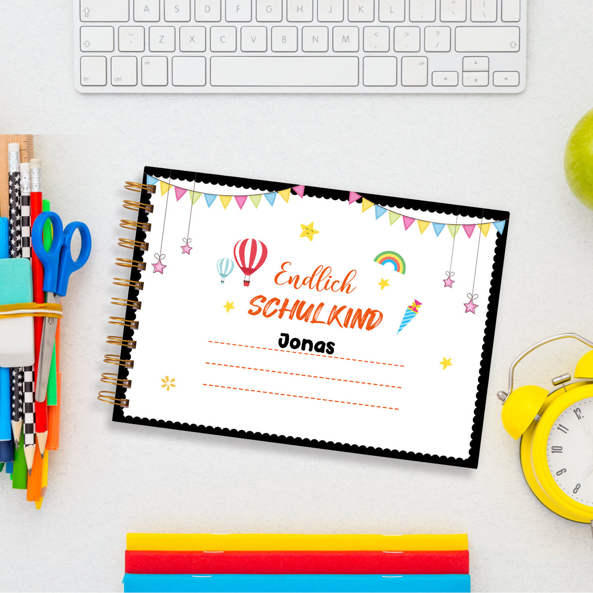 Album Mémoire du premier jour d'école - Un album pour commémorer le premier jour d'école pour Stu