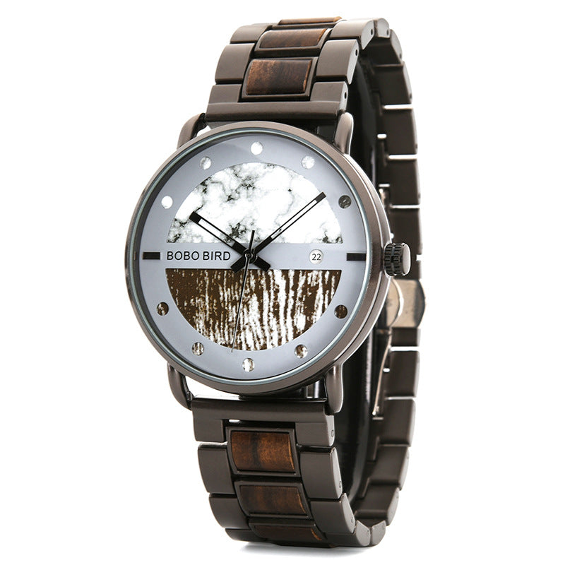 Montre en bois sport unisexe