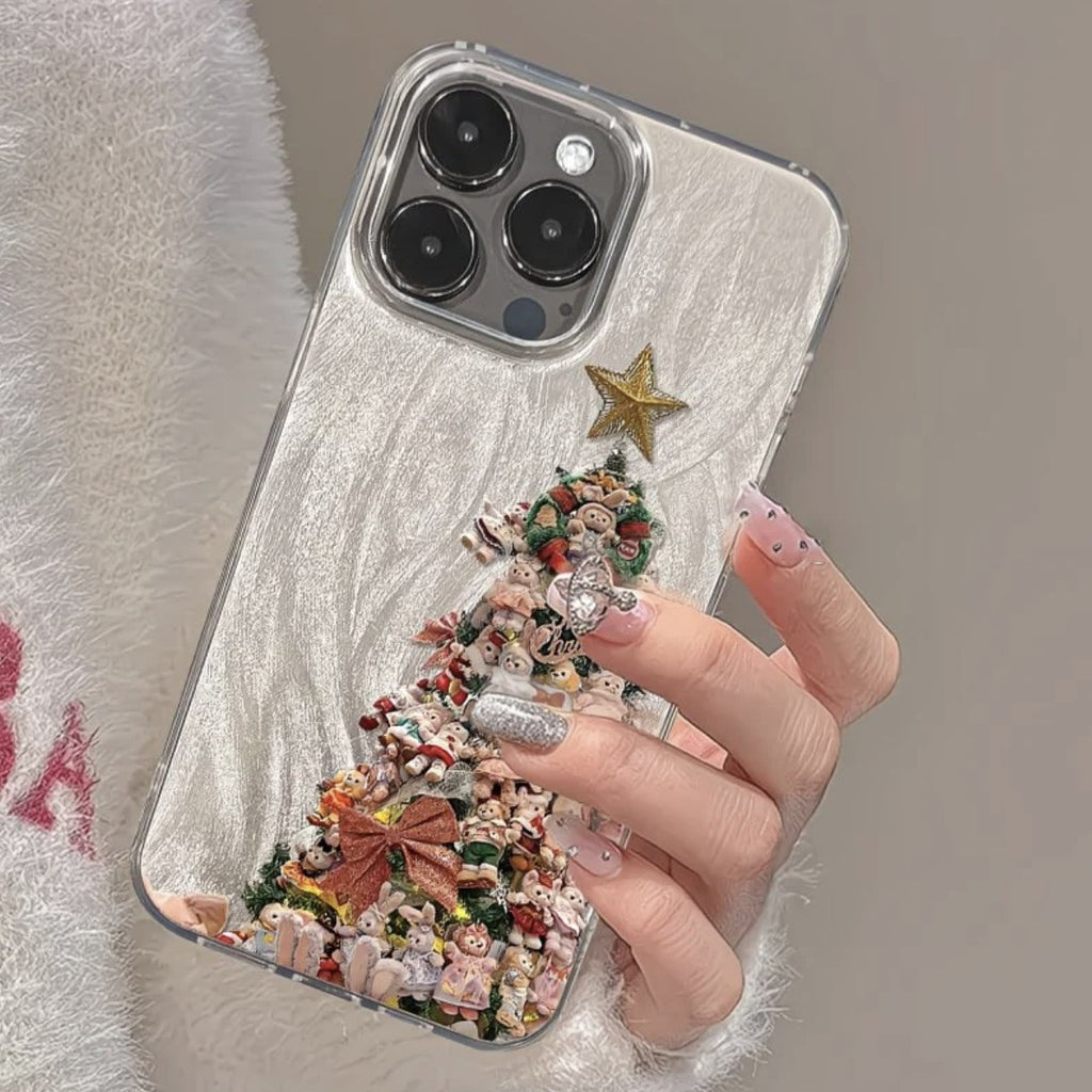 Doll Arbre de Noël Case de téléphone Style minimaliste