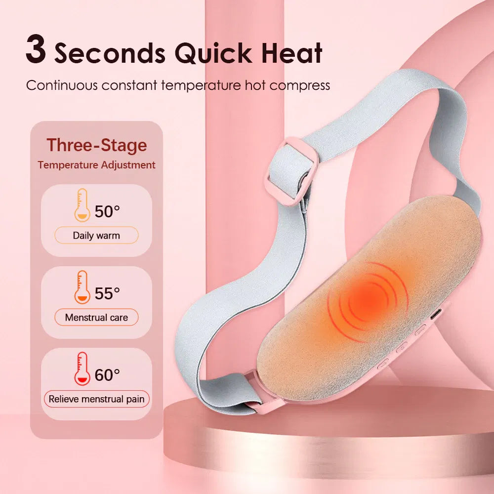 Ceinture de coussinet de vibration pour le chauffage électrique pendant la période de soulagement de la douleur Crampes US
