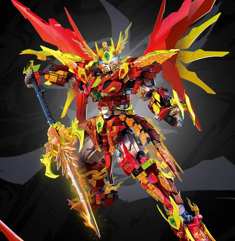 Zhuque Zhang Flying Mecha 62038 Chinese Building Block Assemblage Toy