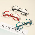 Élégant ronde personnalisée Unisexe rétro Blue-light-blocking Presbyopia Lunettes