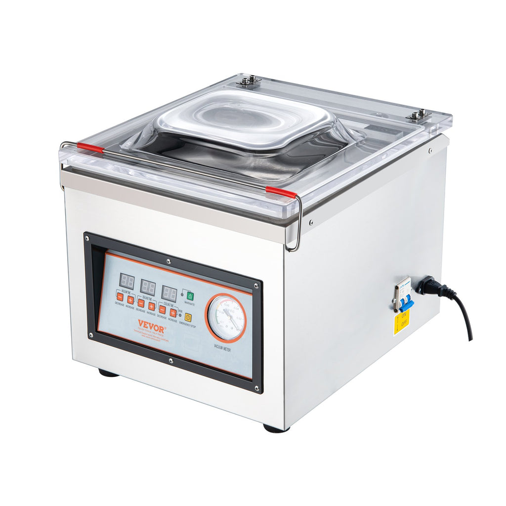 VEVOR Chambre Aspirateur Sealer DZ-260C Chambre de cuisine Aspirateur Sealer