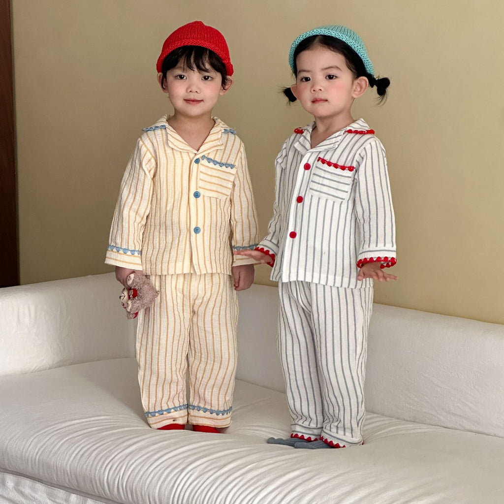 Ensemble de pyjama à manches longues Gauze pour enfants