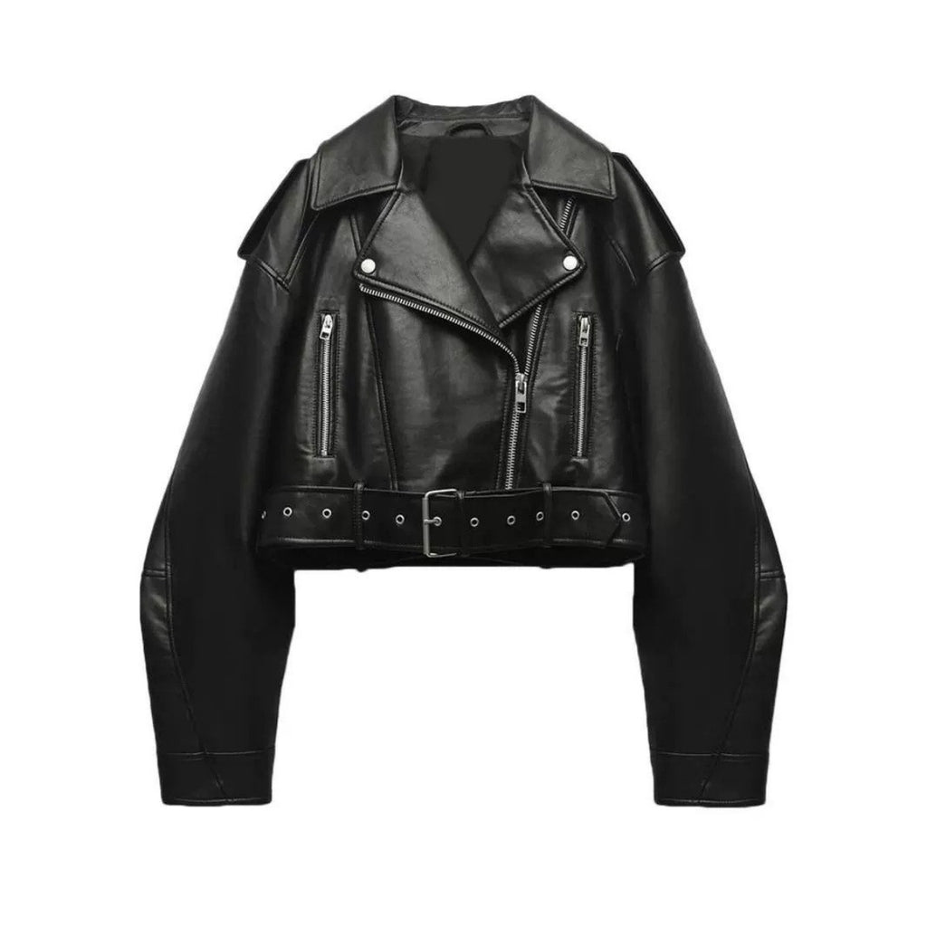 Best-seller Street style Retro Tundown Collar Loose Laved Jacket