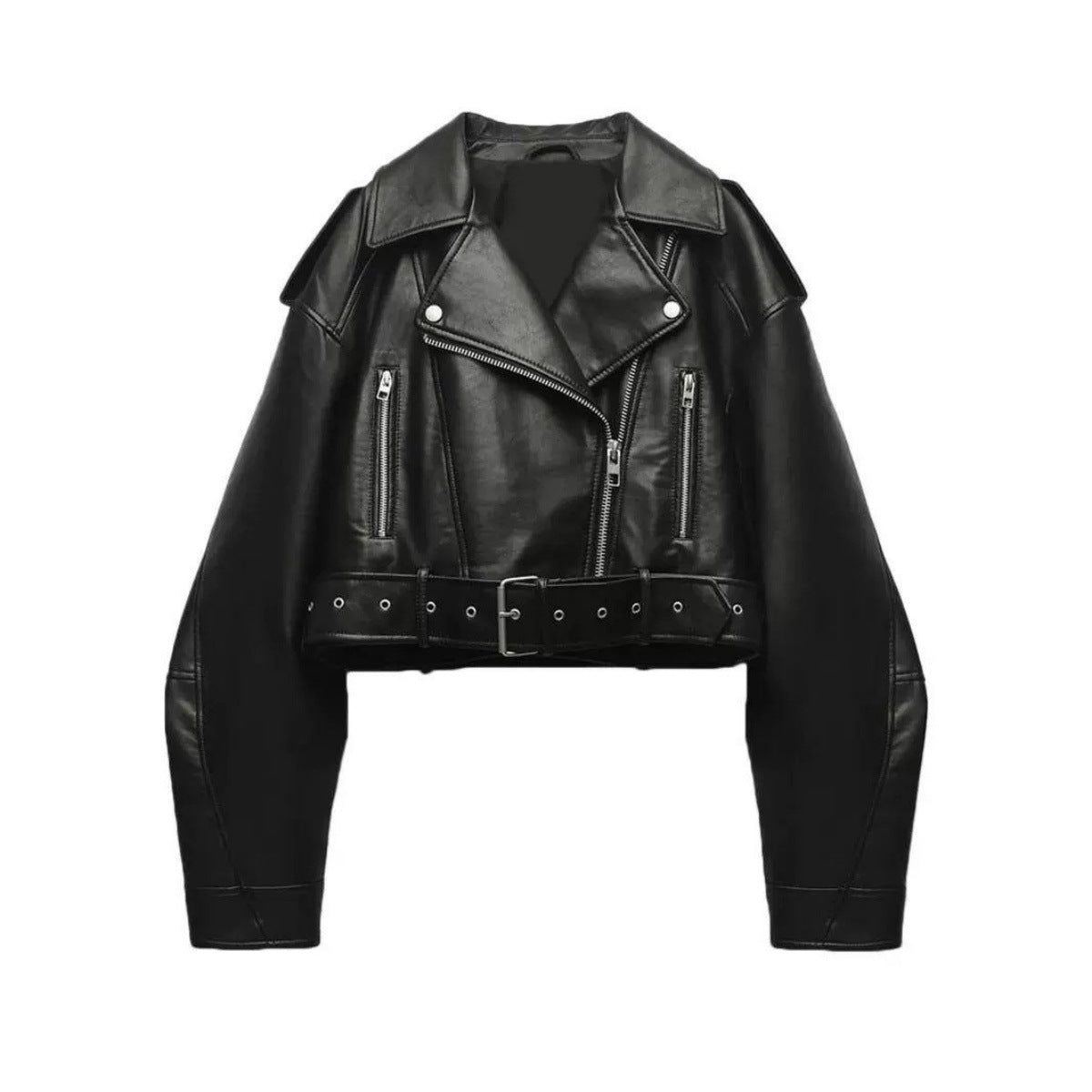 Best-seller Street style Retro Tundown Collar Loose Laved Jacket