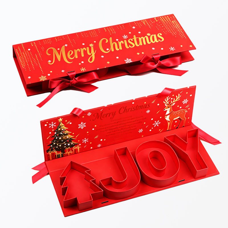 Boîte cadeau à thème de Noël