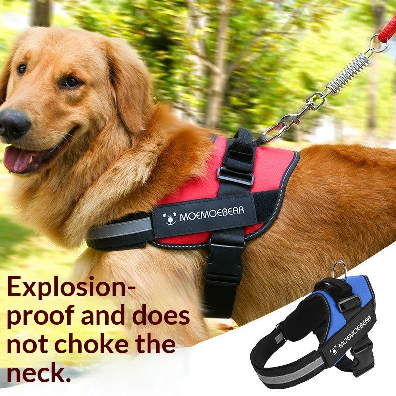 Étanche à l'explosion Traction K9 Pet Harness Oxford Fabric Pet Supplies