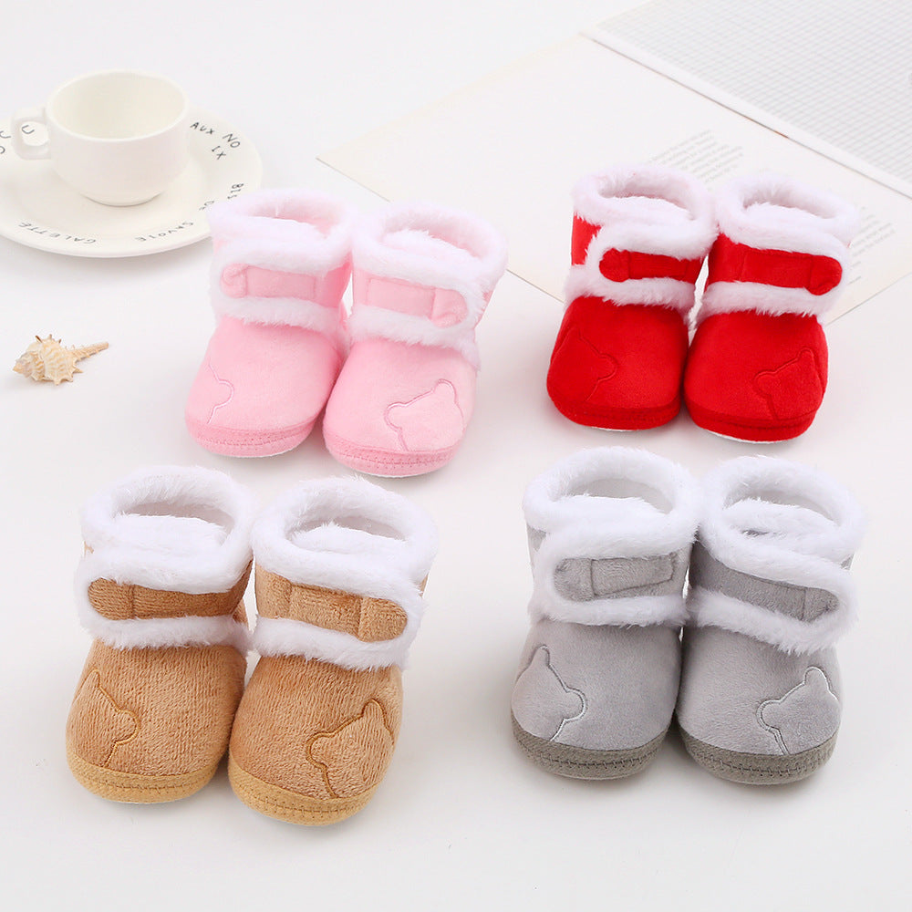 Soft-soled first walking shoes for children