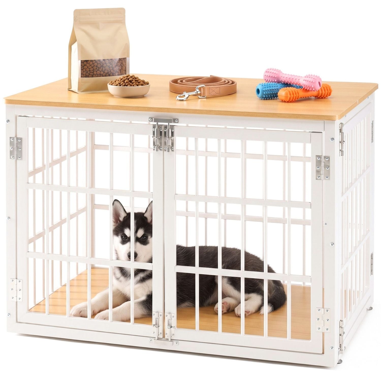 Meubles de caisse pour chiens robustes