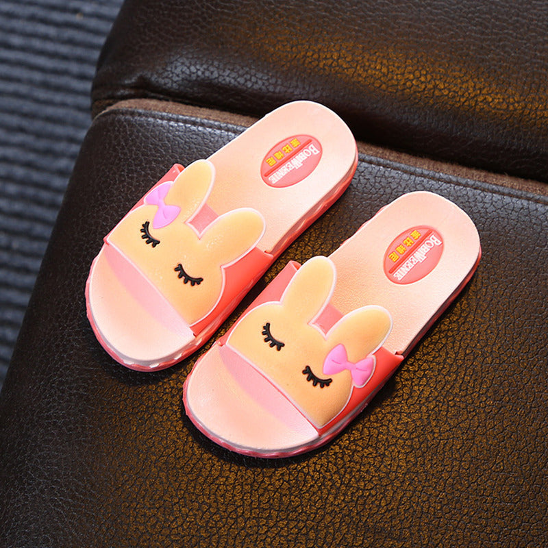 Enfants d'été Cartoon Non-dérapant Soft Bottom Sandales