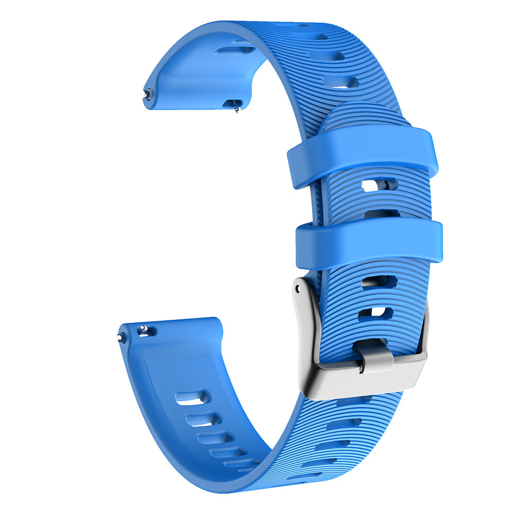 Modèle universel d'eau Pattern horizontal bicolore Bracelet de boucle en silicone