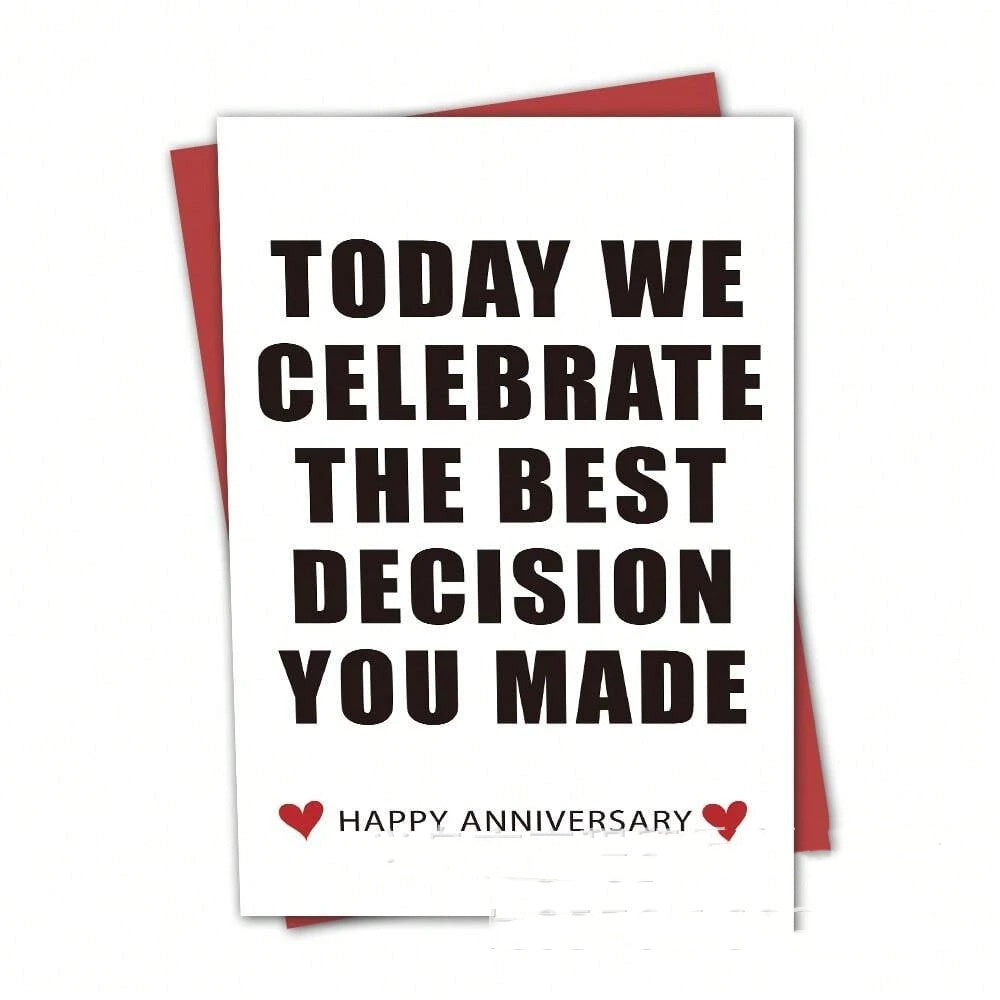 Carte de voeux d'anniversaire avec carte texte enveloppe