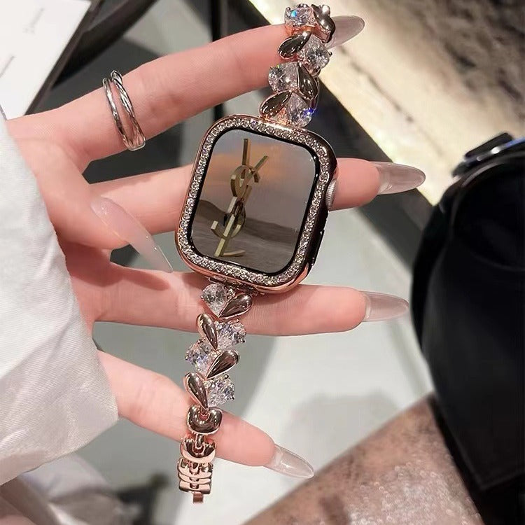 Bracelet de montre Charm Zircon Chain Premium